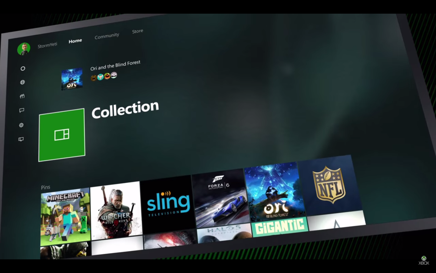 xbox one interface win10 12a79